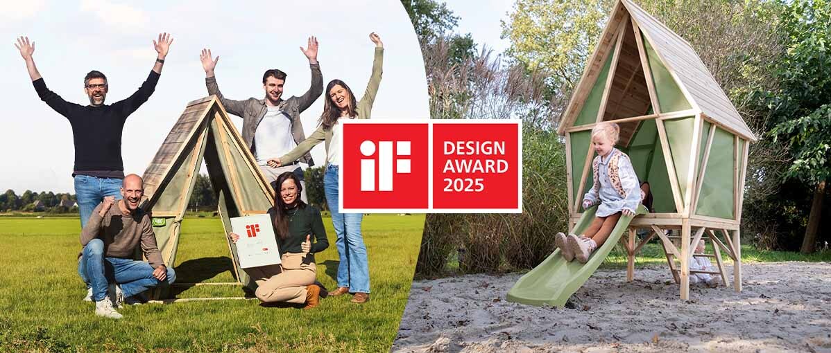 iF DESIGN AWARD 2025 för Yuki lekstugorna