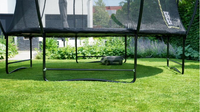 EXIT Robot mower stop: The solution for trampolines on grass