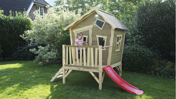 What is the best place for my EXIT wooden playhouse?