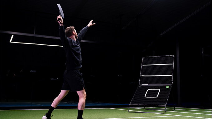Vilka padelslag kan jag träna med Smash padel-rebounder?