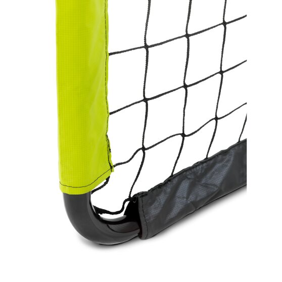 EXIT Tempo fotbollsmål av stål 300x200cm - grönt/svart