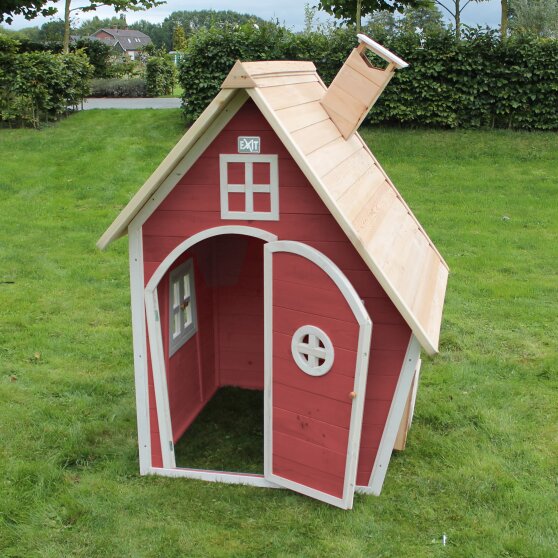 EXIT Fantasia 100 wooden playhouse - red