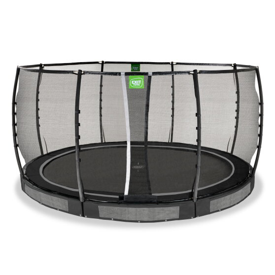 EXIT Allure Premium nedgrävd studsmatta ø427cm - svart