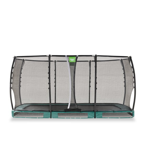 EXIT Allure Premium nedgrävd studsmatta 244x427cm - grön