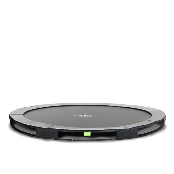 EXIT Elegant nedgrävd sport-studsmatta ø427cm - svart