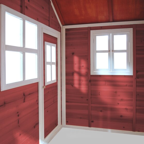 EXIT Loft 150 lekstuga av trä - röd
