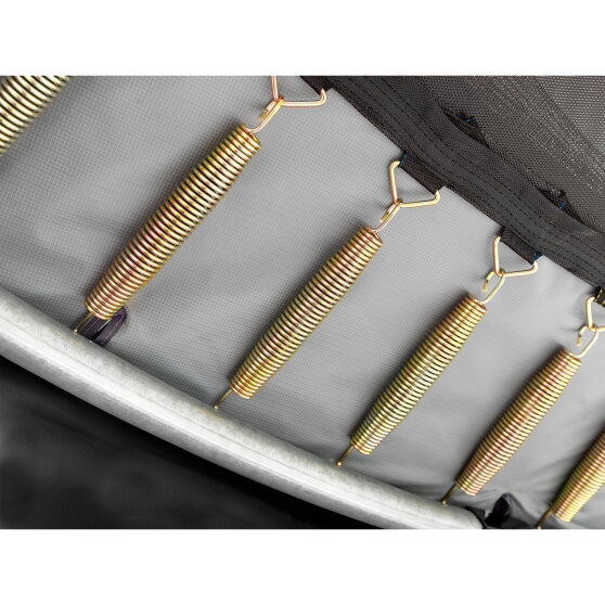 EXIT Elegant Premium nedgrävd sport-studsmatta 214x366cm - svart