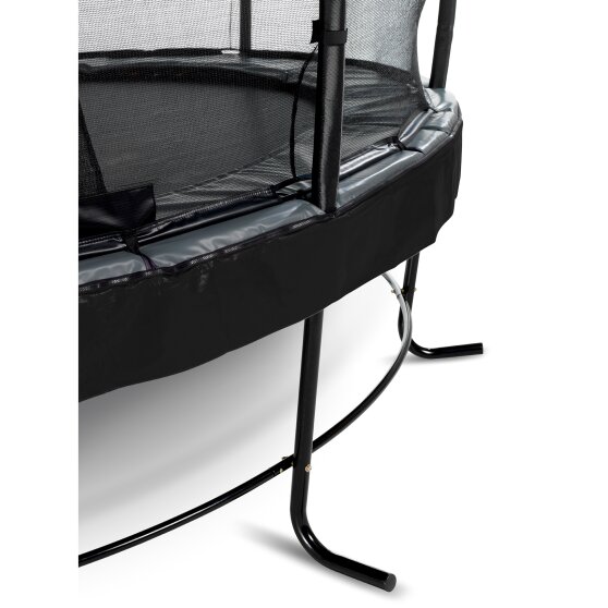 EXIT Elegant Premium trampoline ø253cm with Deluxe safetynet - black