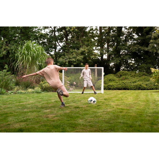 EXIT Scala fotbollsmål av aluminium 180x120cm - vit