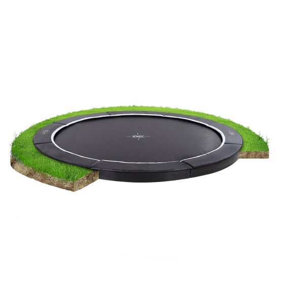 EXIT Supreme ground trampoline ø427cm - black