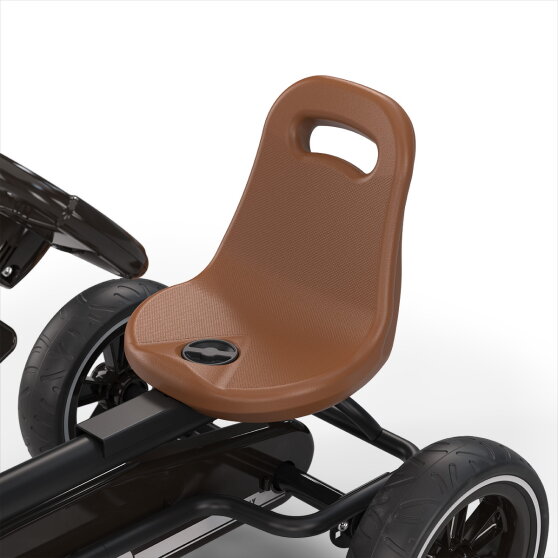EXIT Foxy gokart med släp för barn svart | från 2 år