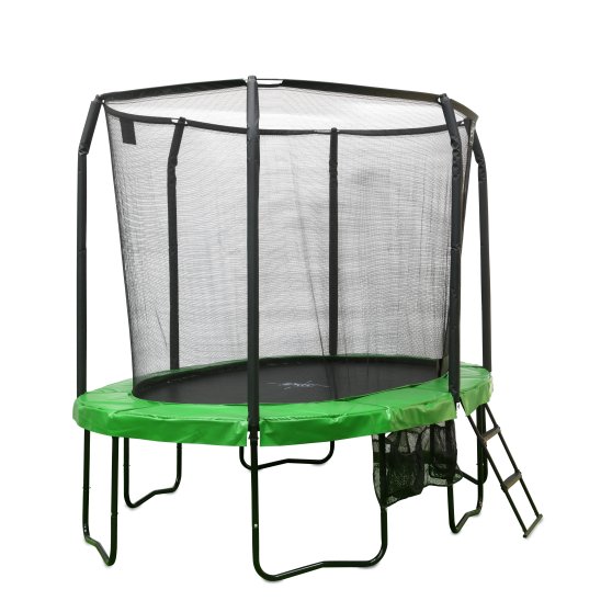 10.95.12.02-exit-jumparena-trampoline-oval-244x380cm-with-ladder-and-shoe-bag-green-1