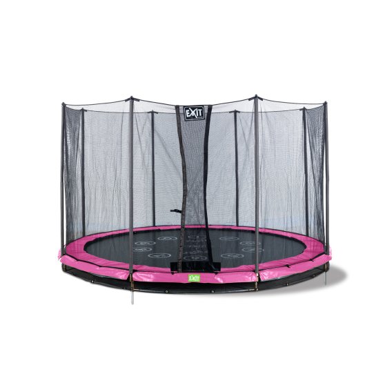 12.72.12.01-exit-twist-ground-trampoline-o366cm-with-safety-net-pink-grey