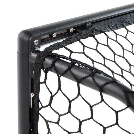 EXIT Scala fotbollsmål av aluminium 120x80cm - svart
