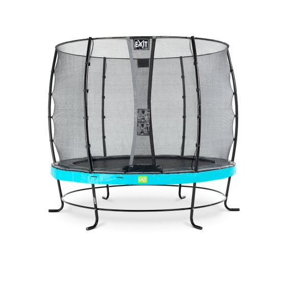 EXIT Elegant trampoline ø253cm with Economy safetynet - blue