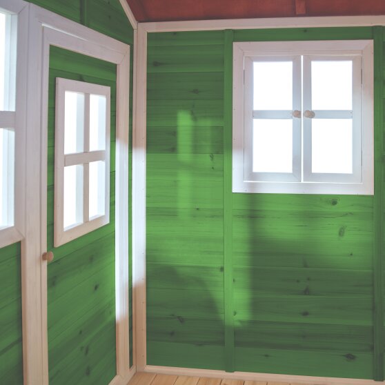 EXIT Loft 700 lekstuga av trä - grön