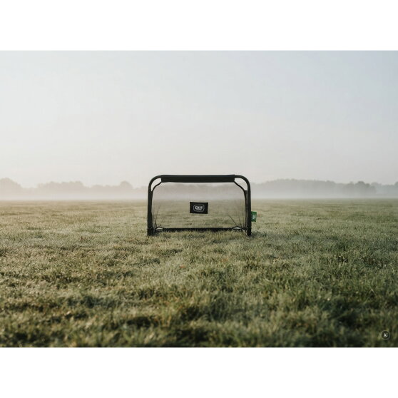 EXIT Pico fotbollsm&aring;l av st&aring;l 90x60cm (set om 2) - svart