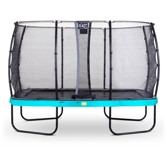 EXIT Elegant trampoline 244x427cm with Economy safetynet - blue
