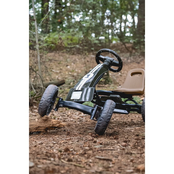 EXIT Foxy gokart f&ouml;r barn svart | pedalgokart fr&aring;n 2 &aring;r