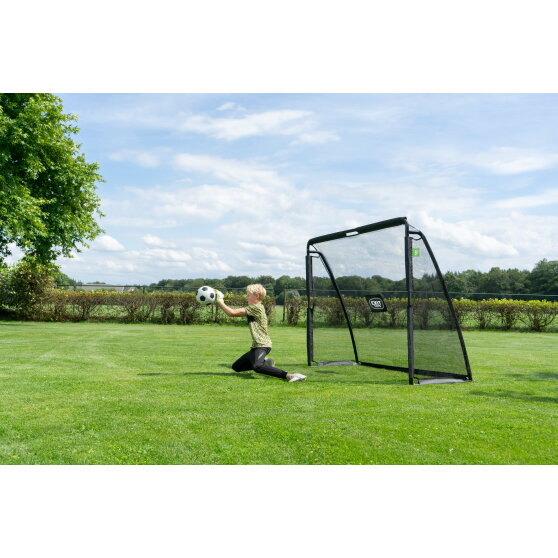 EXIT Coppa fotbollsmål av stål 220x170cm - svart