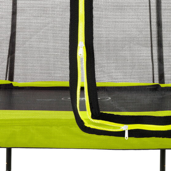 EXIT Silhouette studsmatta ø427cm - grön + gratis tillbehörspaket