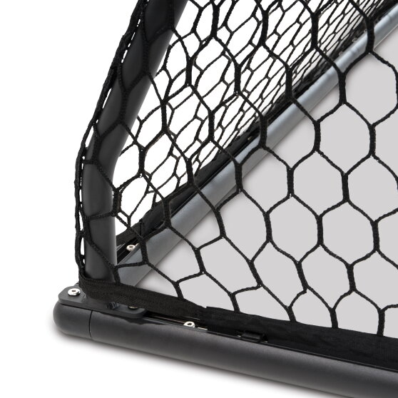 EXIT Scala fotbollsmål av aluminium 120x80cm - svart