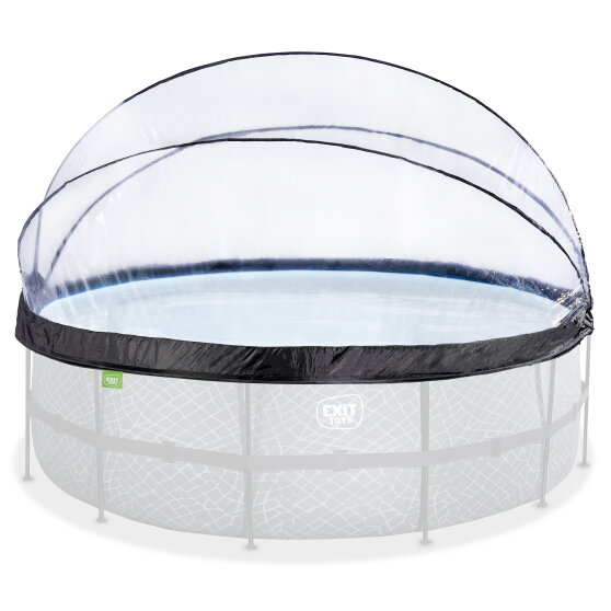 EXIT pooltak ECO ø450cm - även för Intex/Bestway - universell