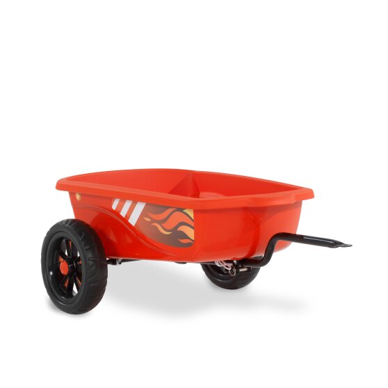 EXIT Foxy Fire pedal go-kart trailer - red