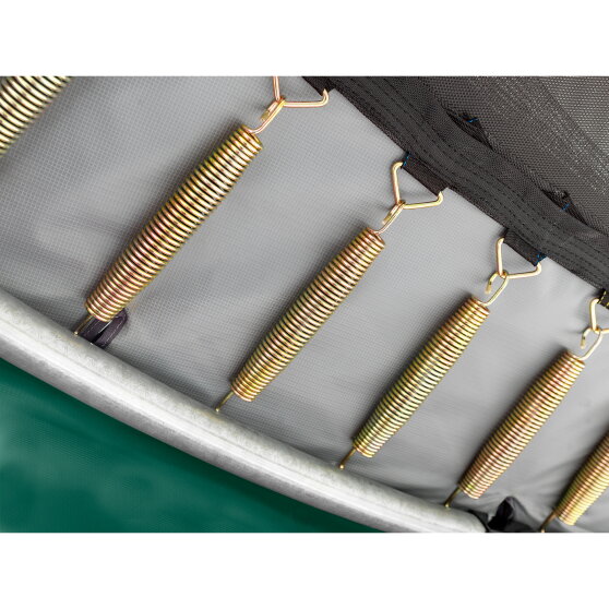 EXIT Elegant Premium nedgrävd sport-studsmatta 214x366cm - grön