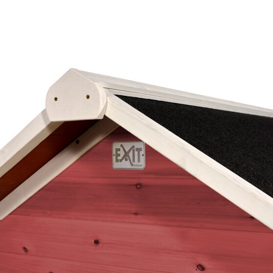 EXIT Loft 750 lekstuga av trä - röd