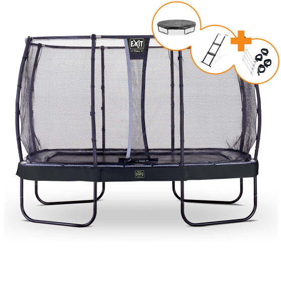 EXIT Elegant Premium studsmatta komplett set 244x427cm - svart