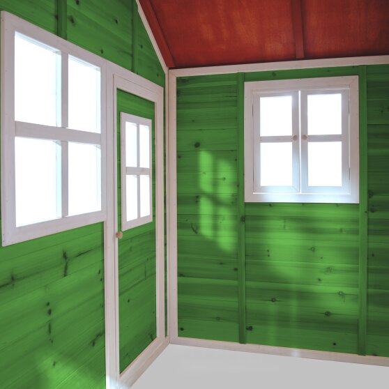 EXIT Loft 150 lekstuga av trä - grön