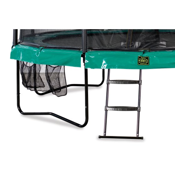 10.71.12.00-exit-supreme-trampoline-o366cm-with-ladder-and-shoe-bag-green-11