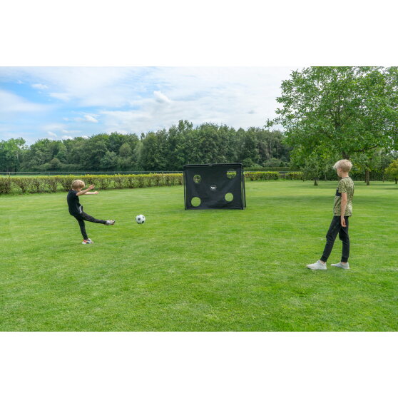 EXIT Coppa fotbollsmål av stål 220x170cm - svart