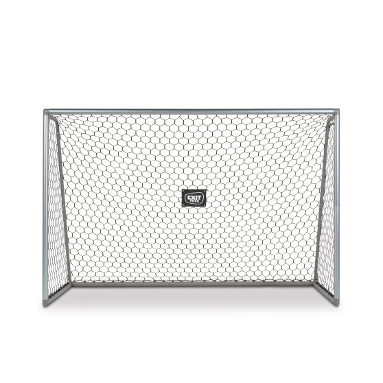 EXIT Scala fotbollsmål av aluminium 300x200cm - matt silver