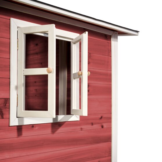 EXIT Loft 750 lekstuga av trä - röd