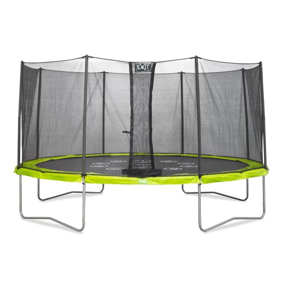EXIT Twist trampoline ø427cm - green/grey