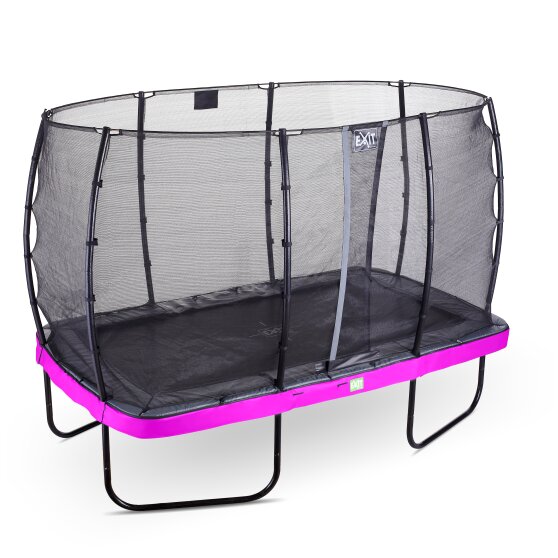 EXIT Elegant trampoline 244x427cm with Economy safetynet - purple