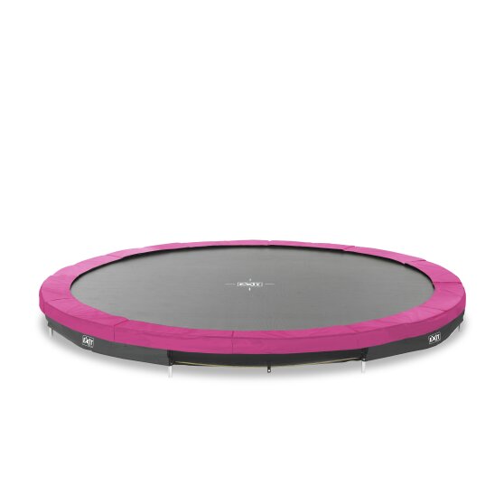 EXIT Silhouette ground trampoline ø366cm - pink