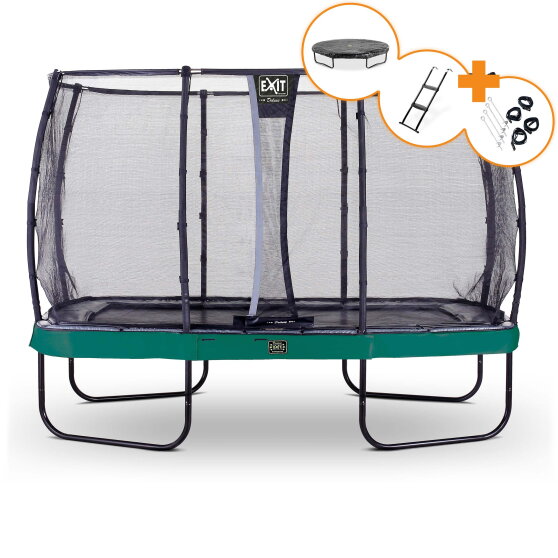 EXIT Elegant Premium studsmatta komplett set 244x427cm - grön