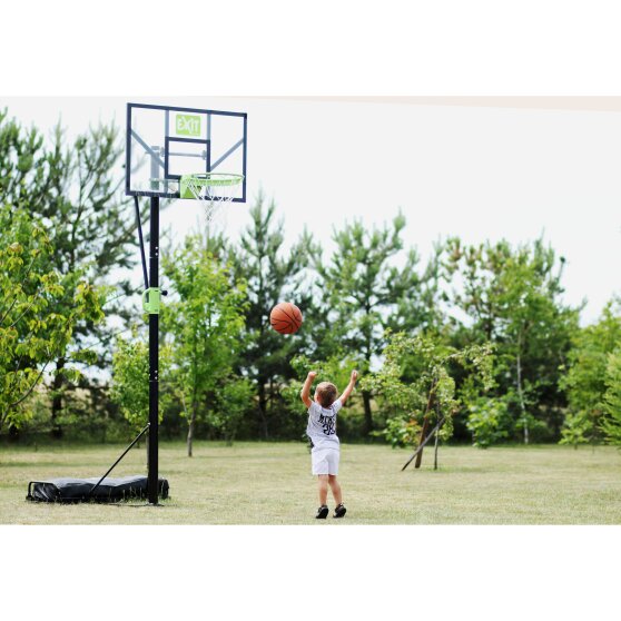 EXIT Polestar portable basketball backboard - green/black