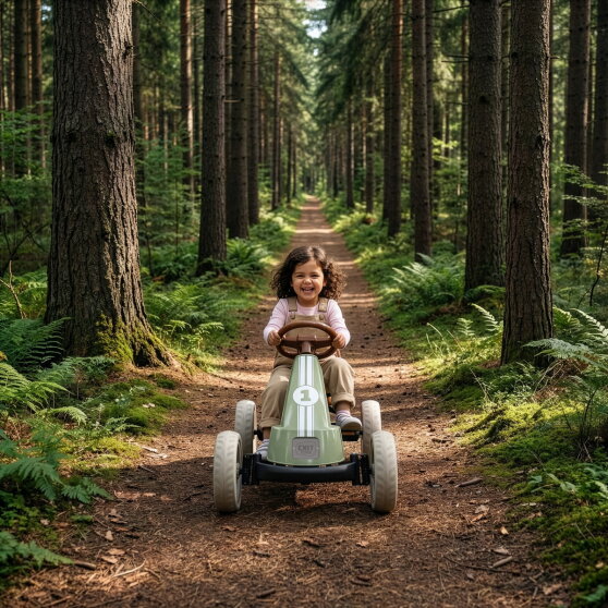 EXIT Foxy gokart f&ouml;r barn gr&ouml;n | pedalgokart fr&aring;n 2 &aring;r