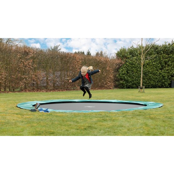 EXIT Supreme ground trampoline ø427cm - grey