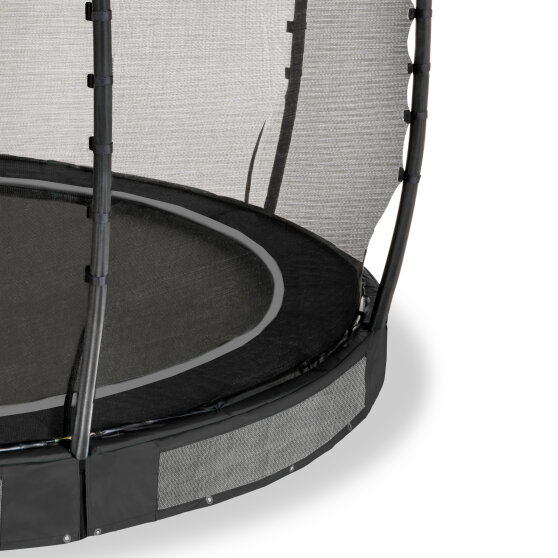 EXIT Allure Premium nedgrävd studsmatta ø427cm - svart