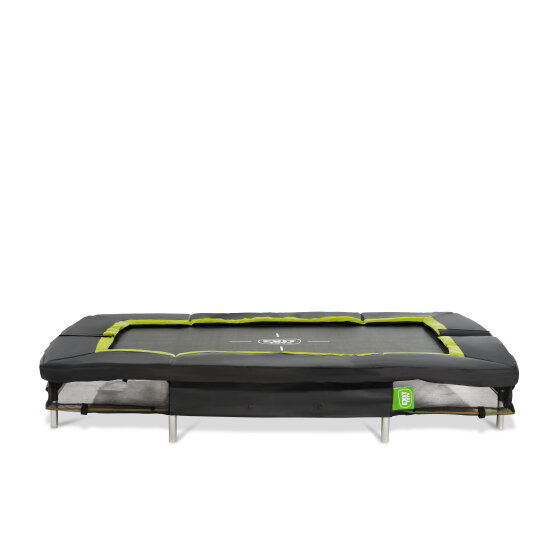 EXIT Silhouette nedgrävd sport-studsmatta 153x214cm - svart