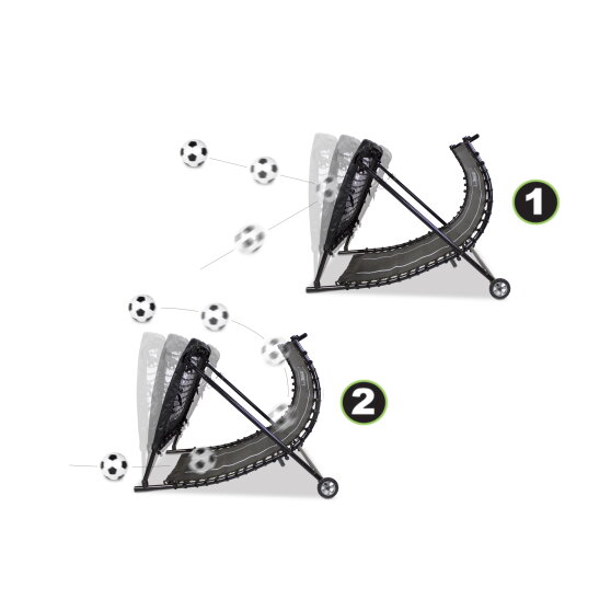 EXIT Kickback fotboll rebounder 124x90 cm