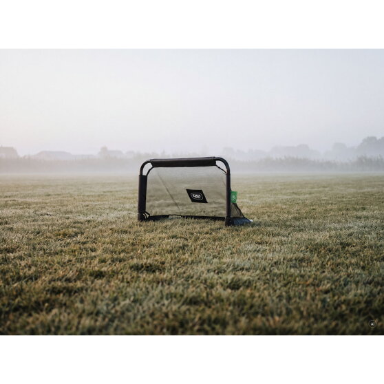 EXIT Pico fotbollsm&aring;l av st&aring;l 90x60cm (set om 2) - svart