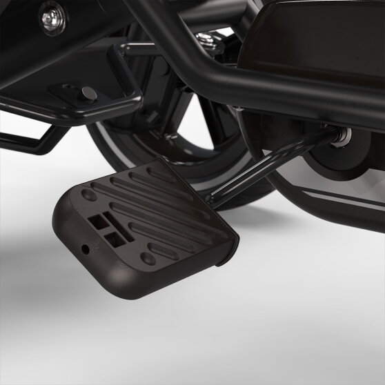 EXIT Foxy gokart f&ouml;r barn svart | pedalgokart fr&aring;n 2 &aring;r