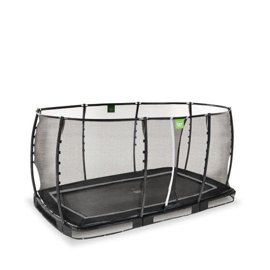 EXIT Allure Premium nedgrävd studsmatta 244x427cm - svart