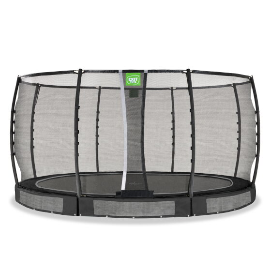 EXIT Allure Premium nedgrävd studsmatta ø427cm - svart
